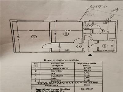 Apartament 2 camere Titan, Piata Minis