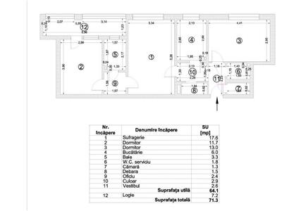 Apartament 3 camere Titan, Baba Novac
