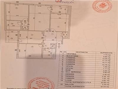 Vanzare apartament 4 camere Chisinau, stadionul National